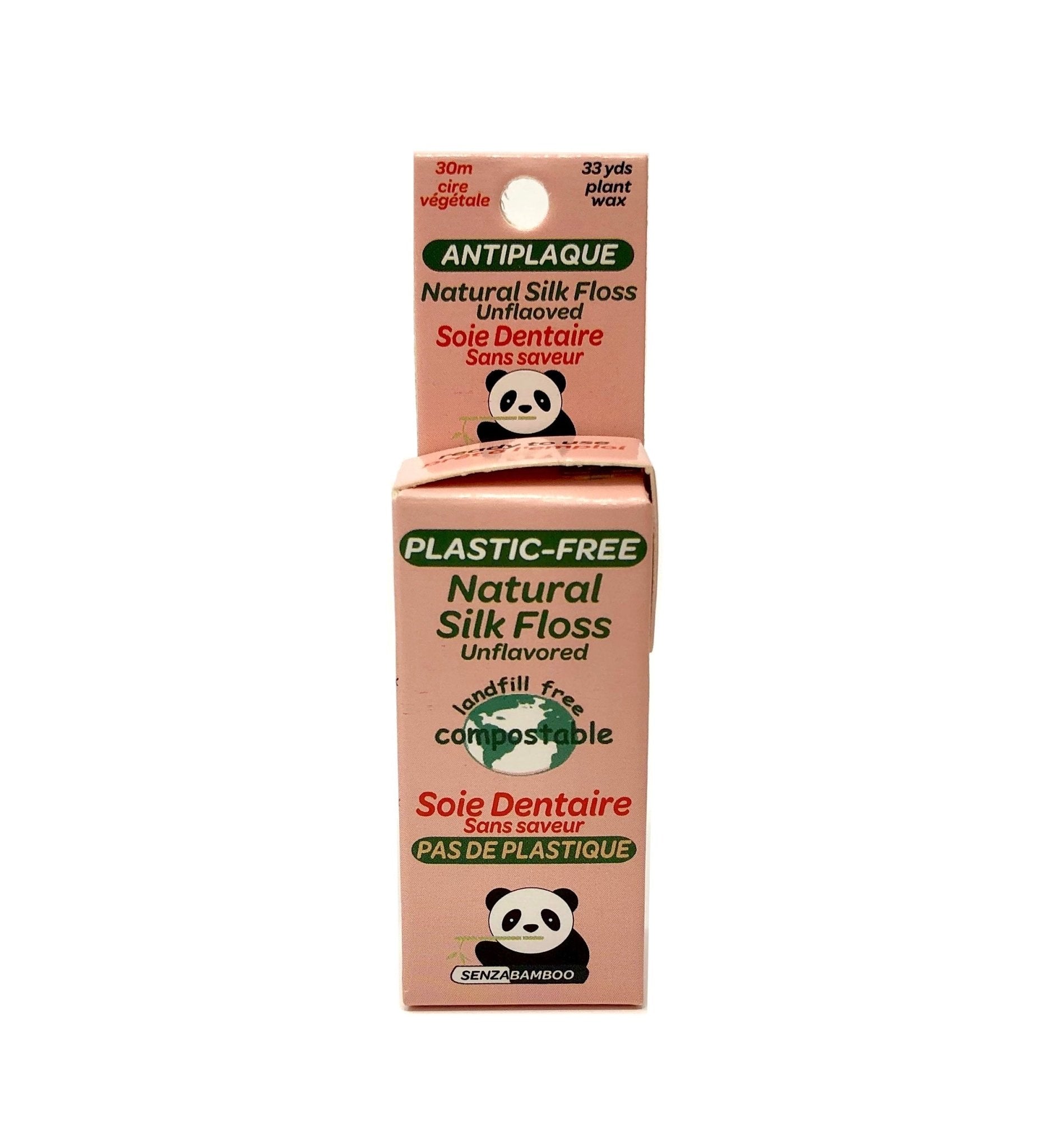 3 packs of 100% - Plastic Free Silk Dental Floss (3 options) - SENZABAMBOO