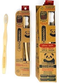 3 x Ultra Soft Bamboo Toothbrush - SENZABAMBOO