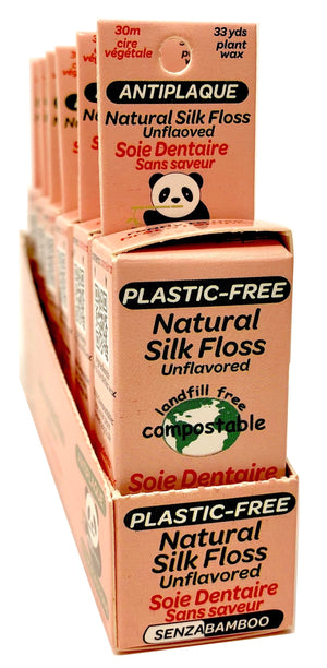 100%-Plastic Free Silk Dental Floss (3 options)