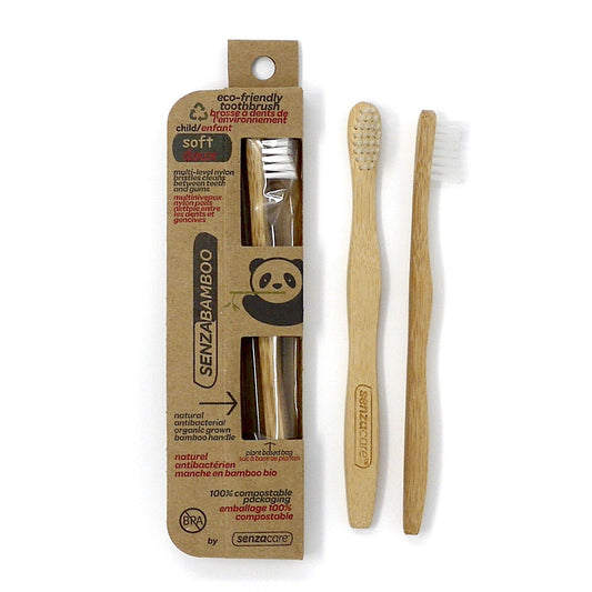 Child Eco-Friendly Bamboo Toothbrushes - Senzacare