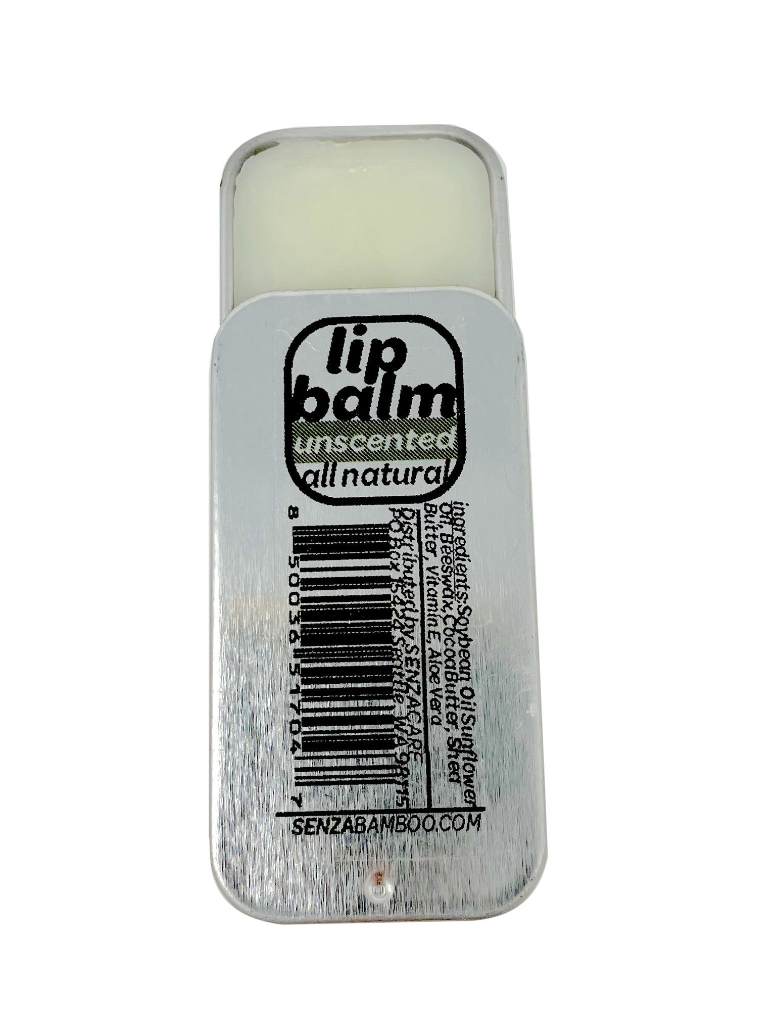 Unscented Plastic-Free Lip Balm  (aluminum tin)